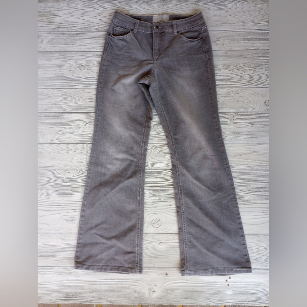 Ruff Hewn Bootcut Jeans Women's Size 8 Gray Charcoal 5-Pocket
